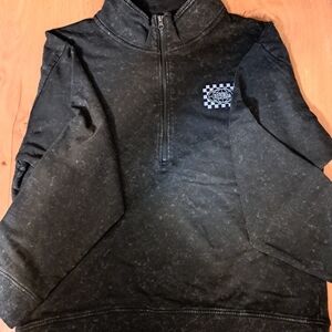 Charcoal Black Half-Zip Sweatshirt